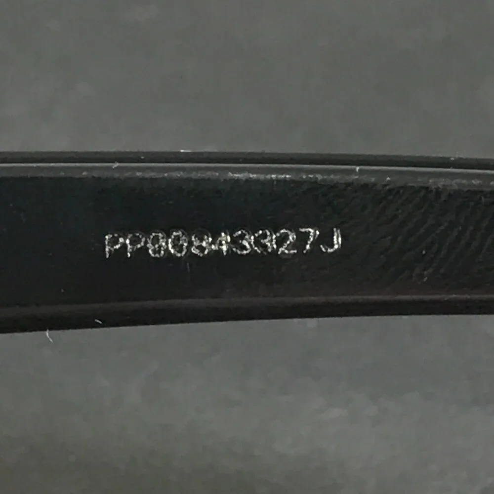 Prada Linea Rossa Eyeglasses Frames VPS06P 2AZ-1O1 Crystal Clear Black 57-18-145